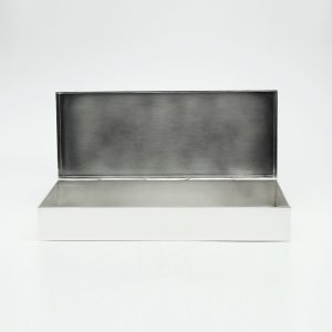 Prototype boite en métal argenté Camile Orfèvre Paris
