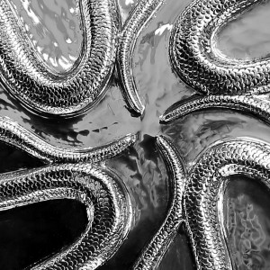 Légumier serpent détail