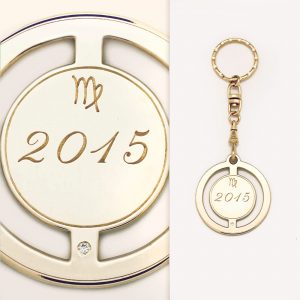 Porte Pipe en métal doré création sur-mesure Camille Orfèvre